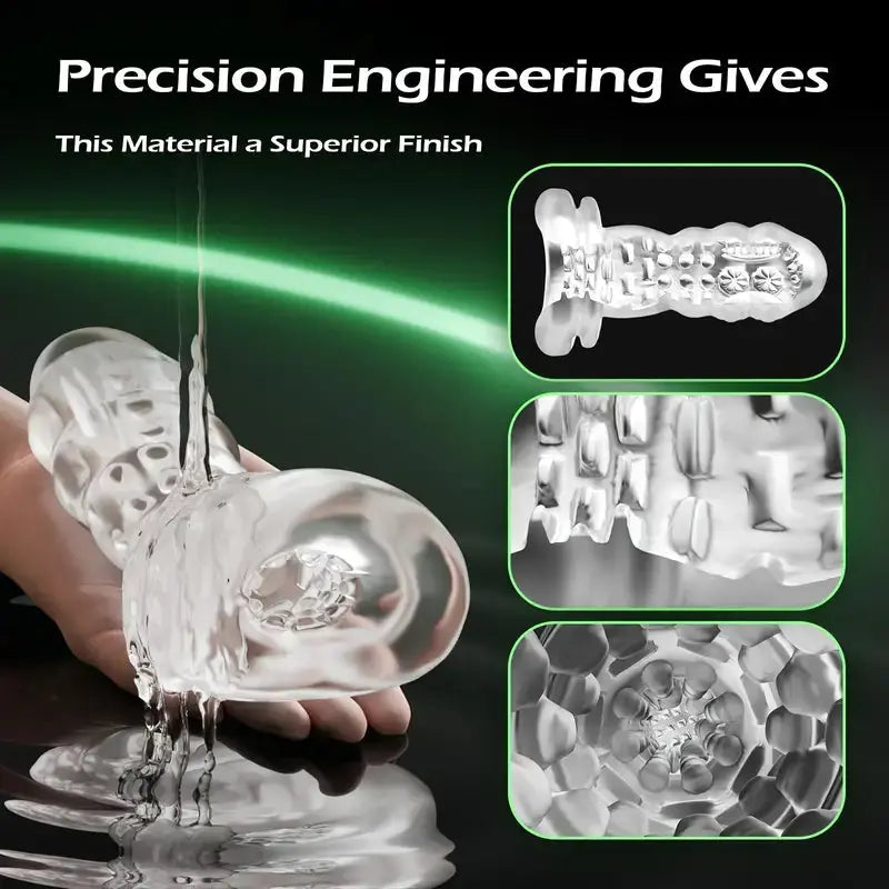 TPE Material And 3D Textured Tunnel, Adult Sex Toys And Games Hands Free & Fits More Sizes Sweetstoy