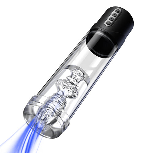 Adjustable Vacuum Penis Pump with Textured Comfort Sleeve