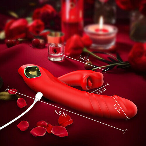 Chloe - 4 In 1 G-spot & Clitoral Stimulator Tongue Design