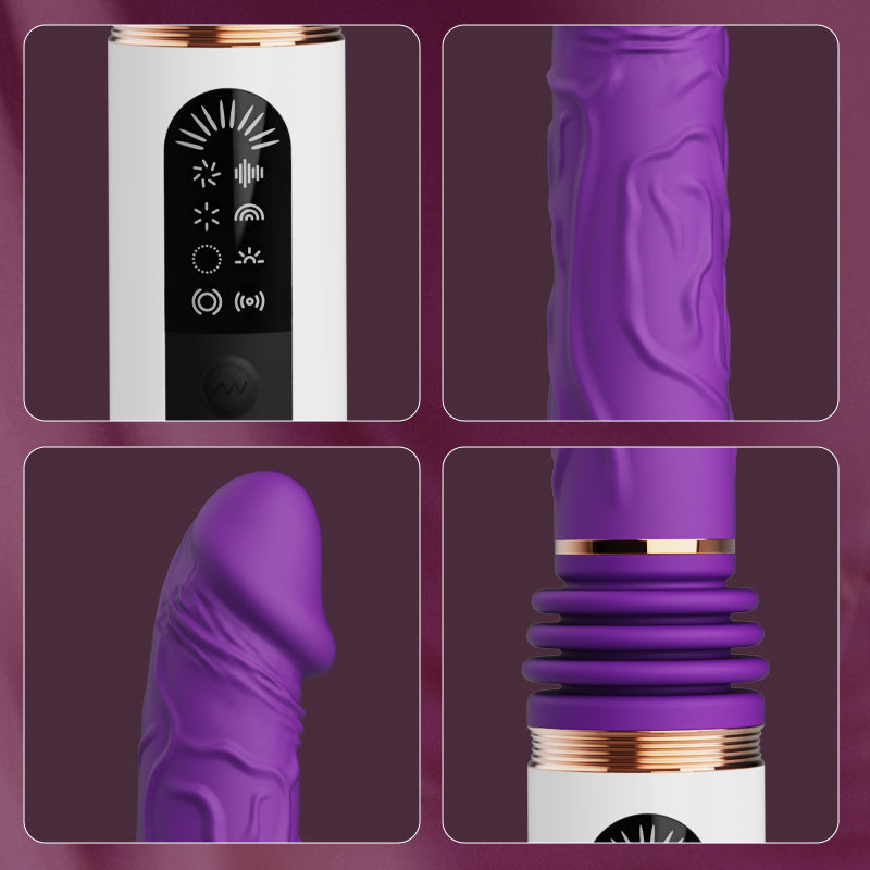 Capitano - Thrusting Vibrating Flexible Bending Dildo Sweetstoy
