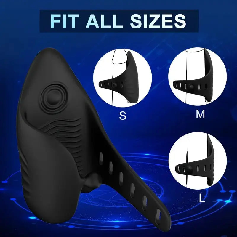 Adjustable Glans Vibrator 10 Vibrating & Tapping Modes Sweetstoy