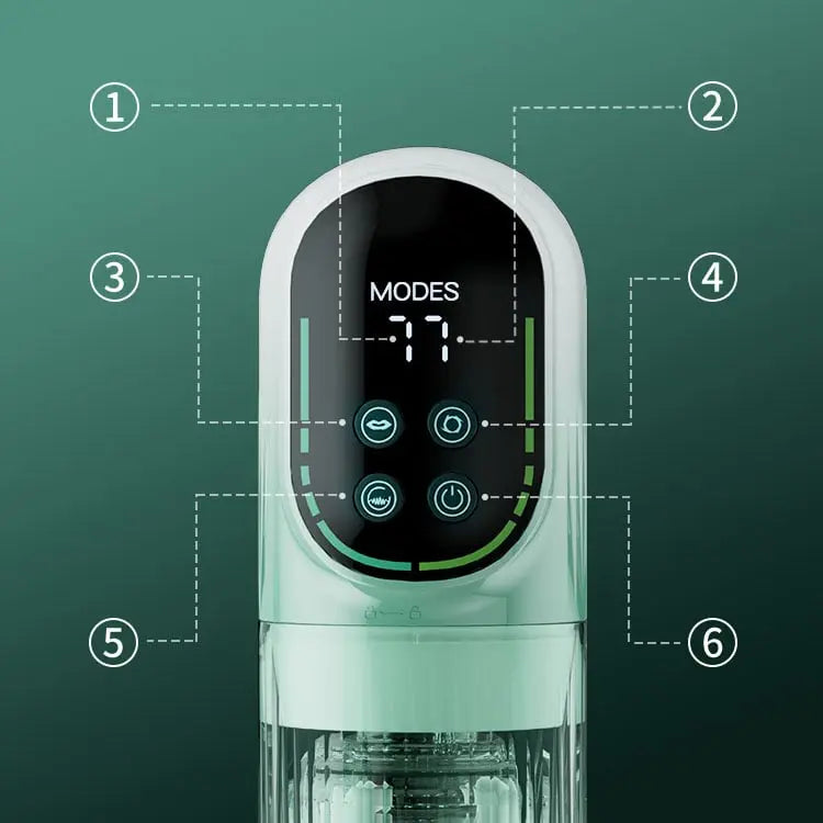 Heaven - 5 in 1 Function Automatic Male Masturbator & Suction Penis Pump Sweetstoy