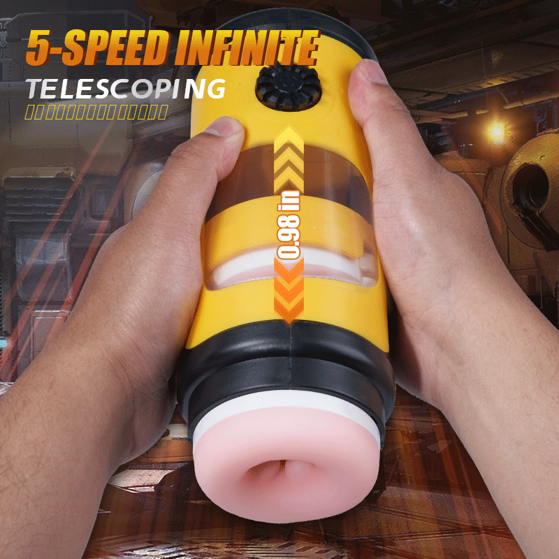 Bombee - 5-Speed Thrusting Heating Masturbator Sweetstoy