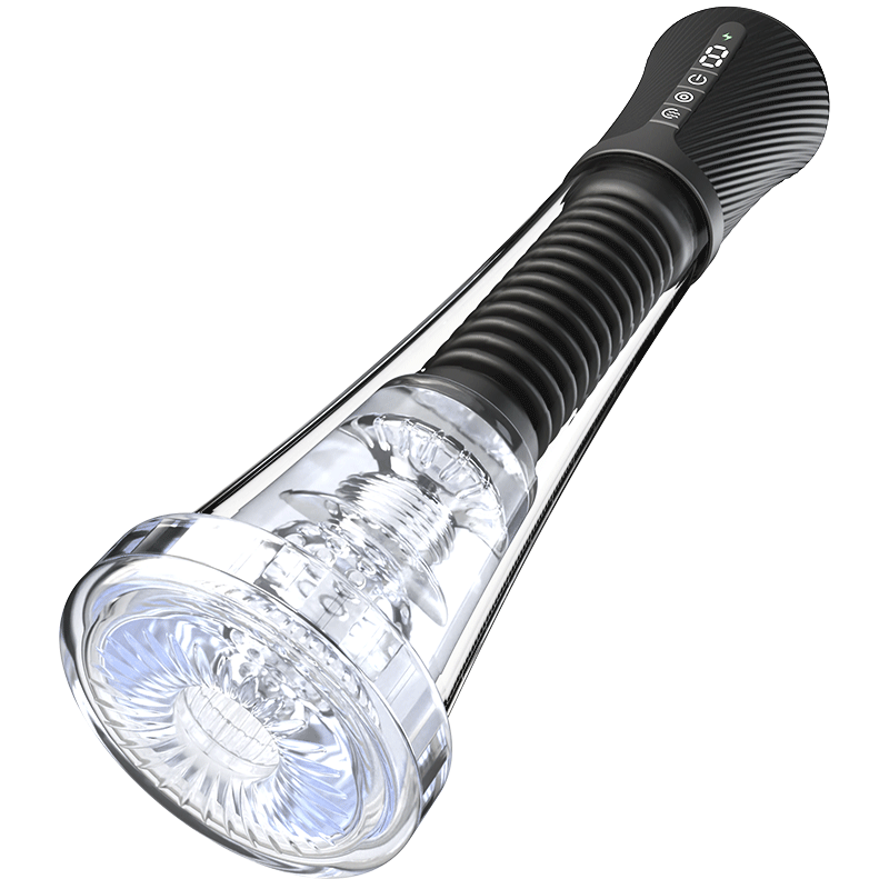 Clear Male Visual Penis Enlargement Pump APP Controlled 9 Vibrating & 5 Sucking Modes