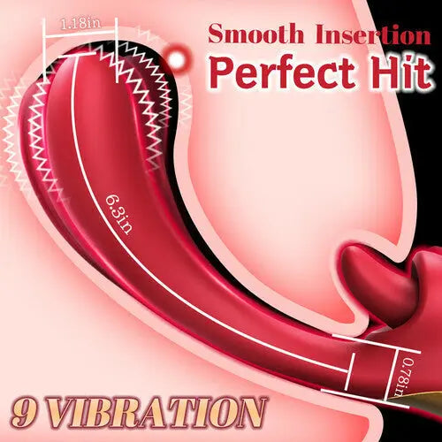 Clitoral Licking G Spot Vibrating & Swinging Stimulator Sweetstoy
