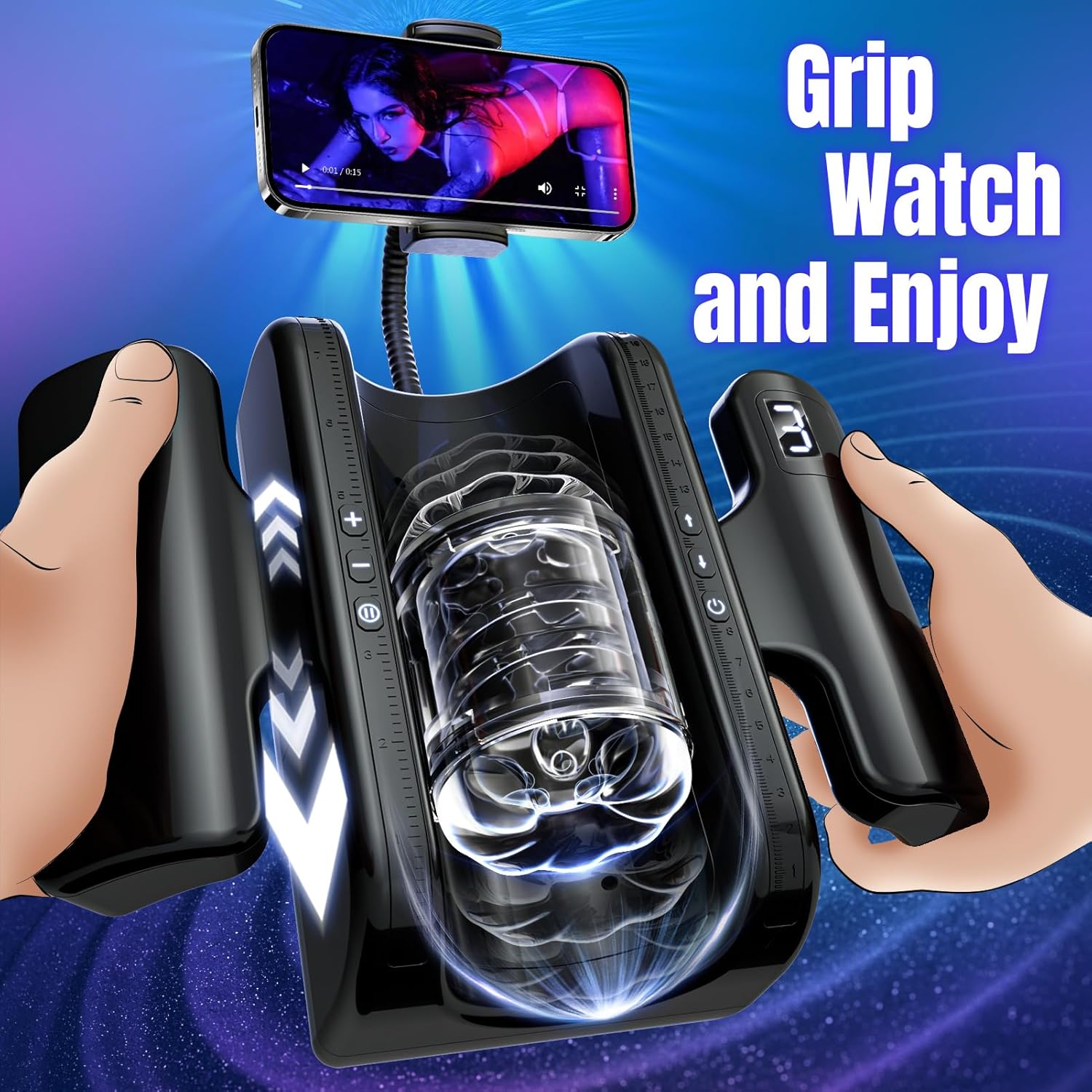 Hands-Free Male Masturbation Machine β Thrusting Life-Size Silicone Cup