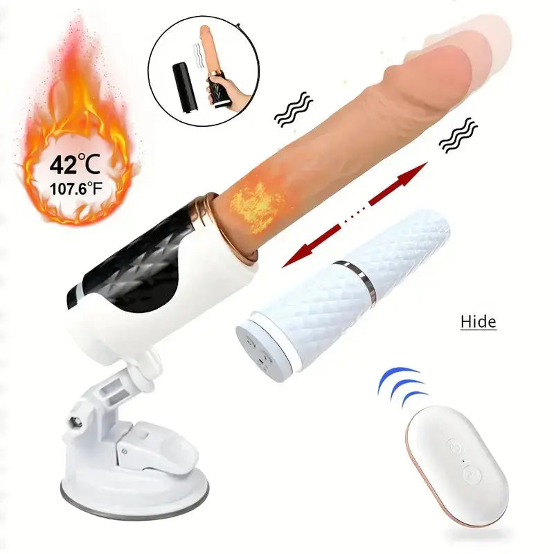 Automatic Thrusting Dildo Sex Machine For Women Hands-Free Sex Toys Heating Sweetstoy