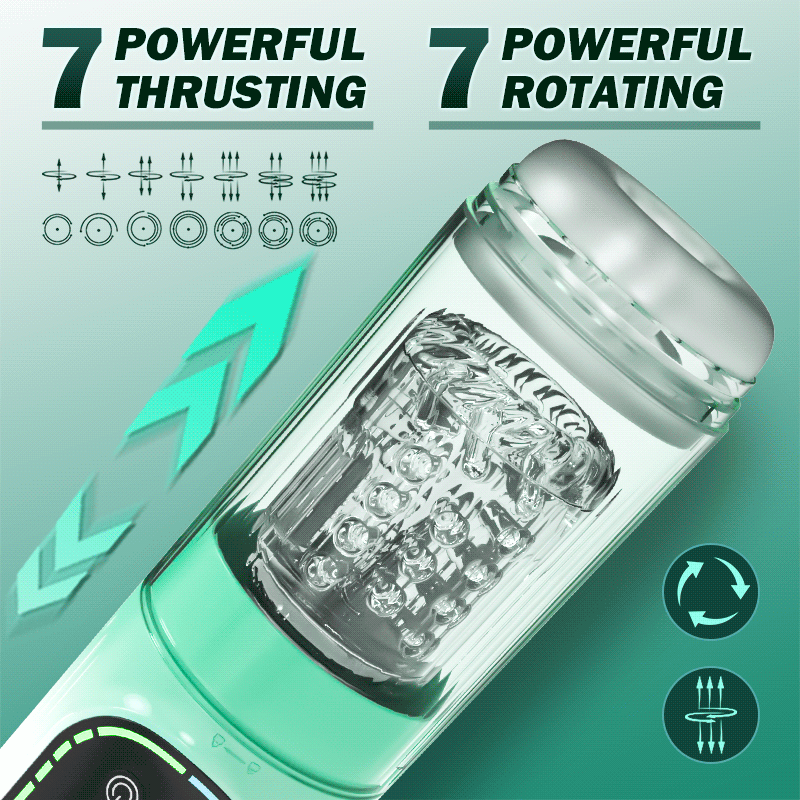 Heaven - 5 in 1 Function Automatic Male Masturbator Cup & Suction Penis Pump