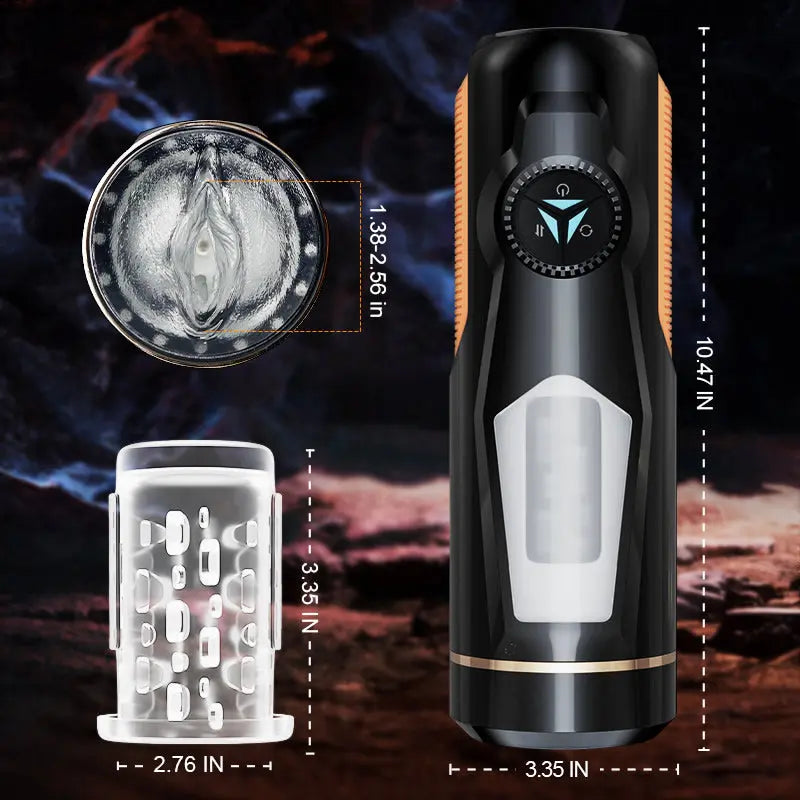 5 Thrusting Rotating Masturbation Cup Sweetstoy