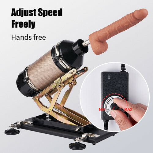 Iron Titan 400 Strokes/Mins 7 IN 1 Accessories Dildo Masturbation Sex Machine