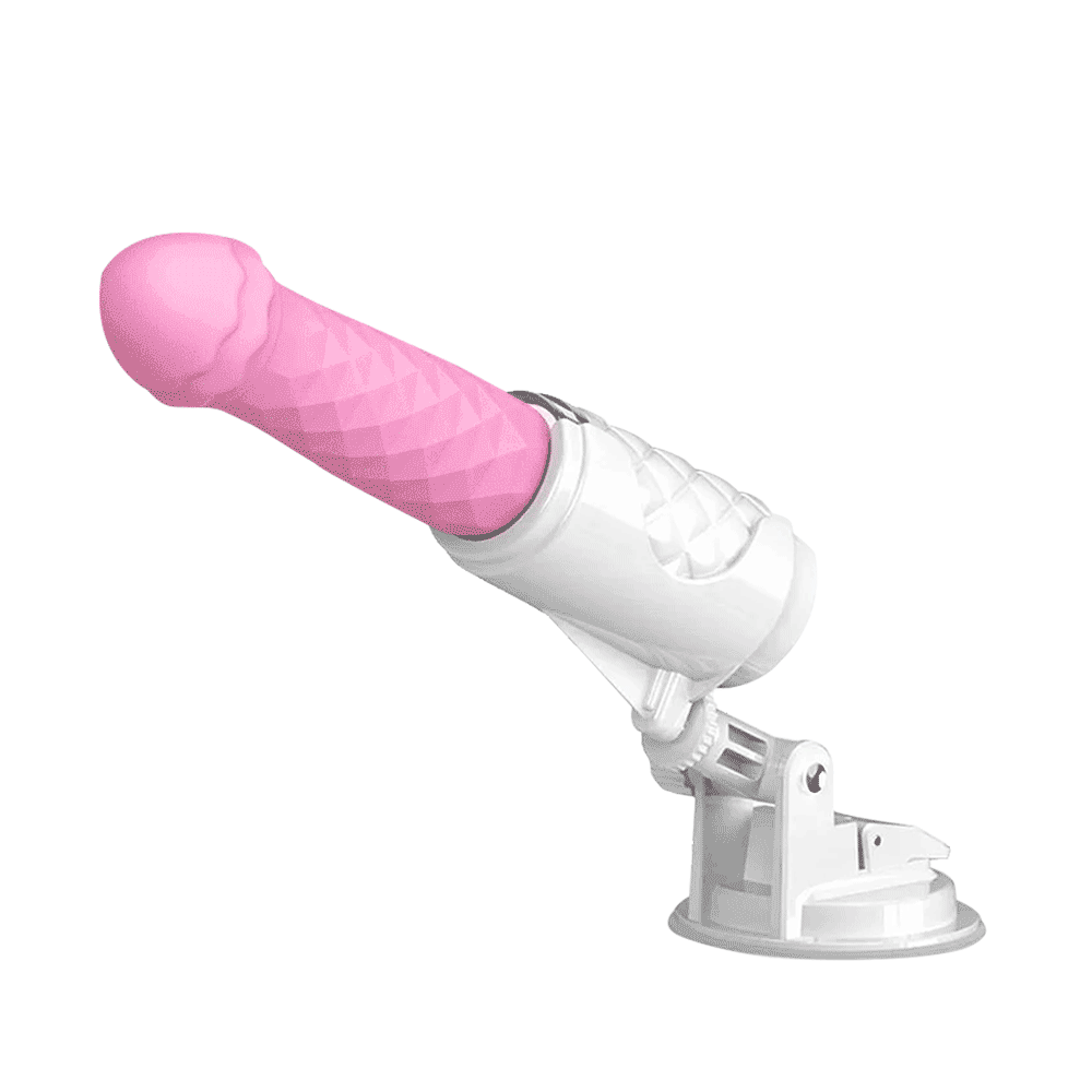 Sex Machine Automatic Extraction and Insertion Telescopic Vibration Suction Cup Hands-free Sweetstoy