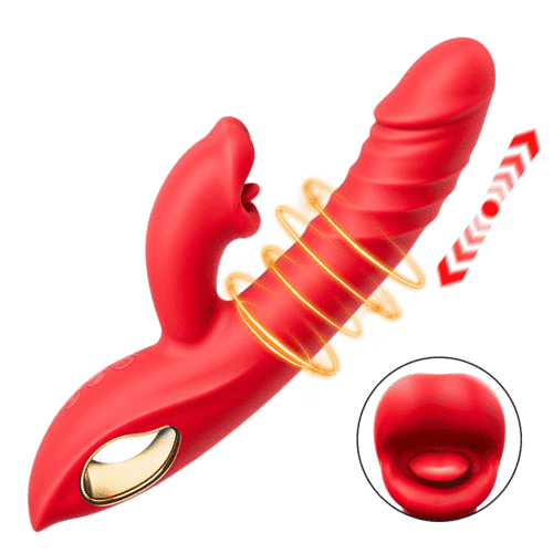 Chloe - 4 In 1 G-spot & Clitoral Stimulator Tongue Design