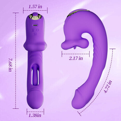 G-Spot Vibrator Kiss 7 Flapping Vibrating Modes