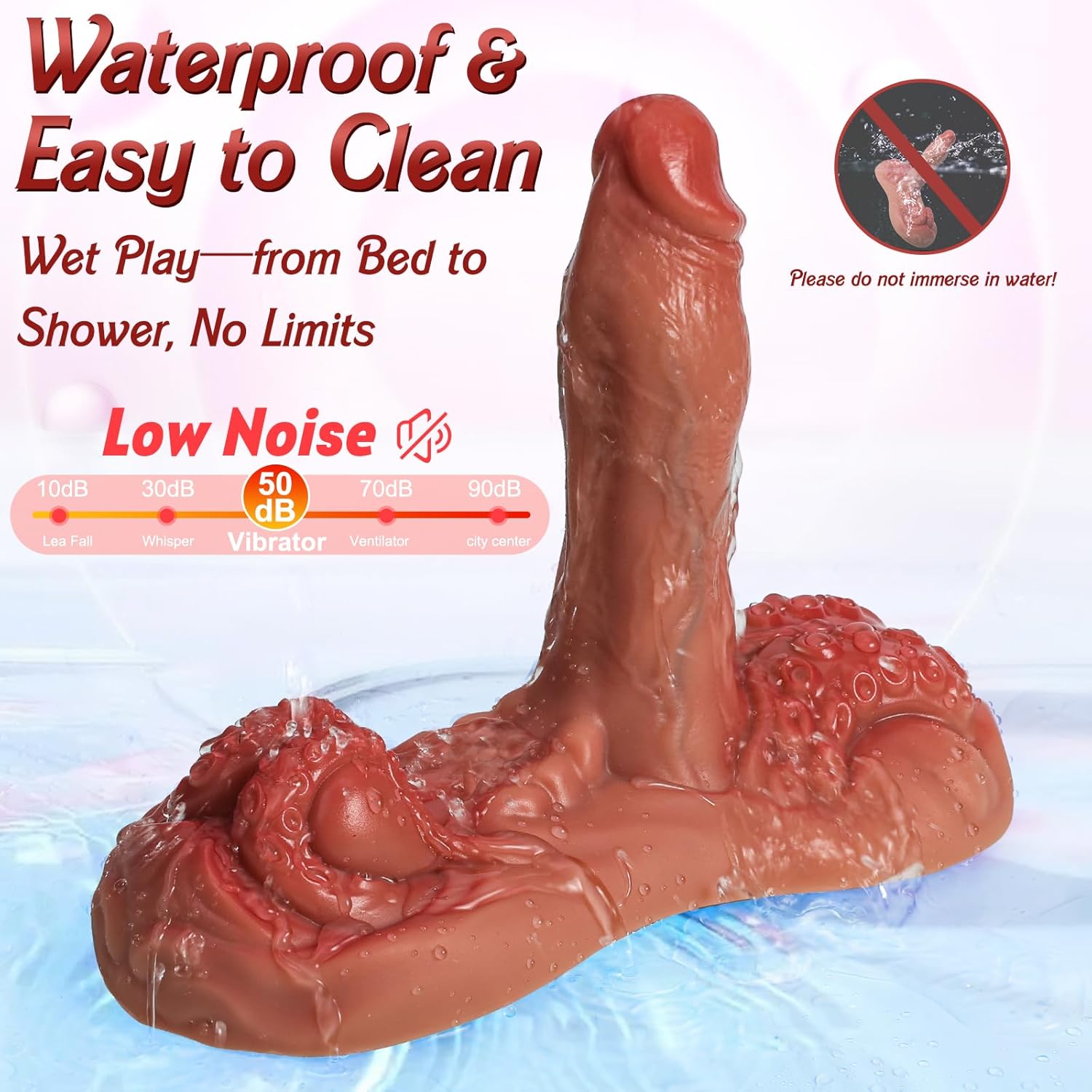 4-in-1 Riding Dildo Vibrator – Monster Power with Remote Control