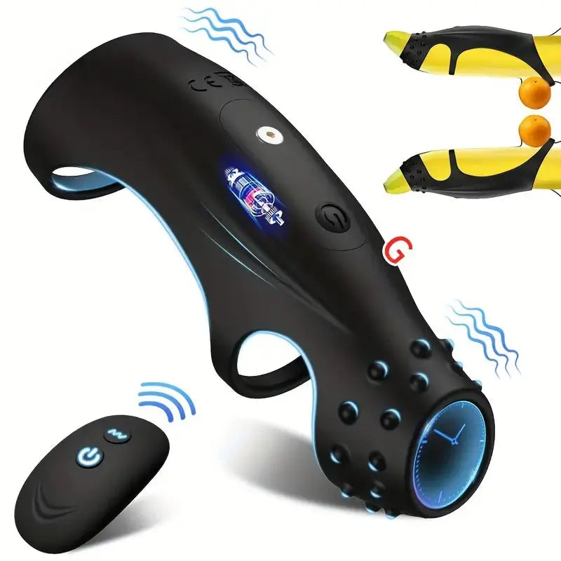 1pc Vibrating Cock Ring Sleeve Sex Toys Penis Sleeve With Remote Control, Penis Ring Enhancer Cock Sleeve G Spot Vibrator Couples Adult Sex Toys For Men Women, Silicone Cock Rings 10 Vibration Pleasure Sweetstoy