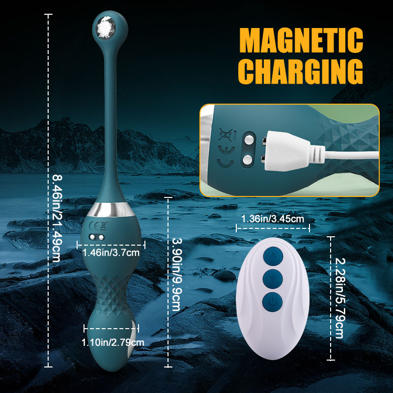 Prostate Massager & Vibrator for Men/Women 360° Swing & 7 Vibrating & 7 Electirc Shocking