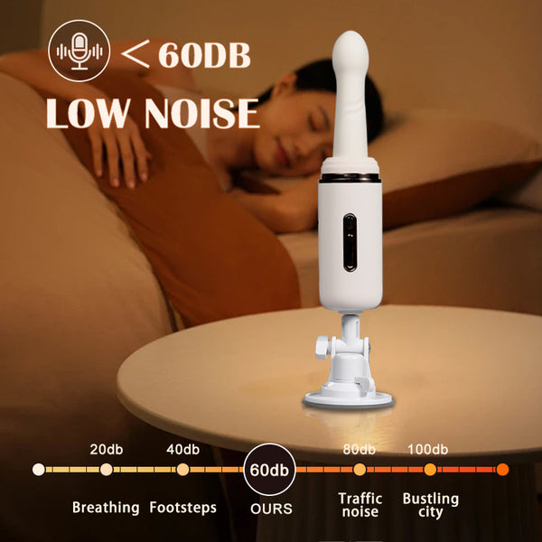 MILF - Heating 7 Thrusting 7 Vibration Suction Cup & Handle 2 in 1 Dildo Sweetstoy