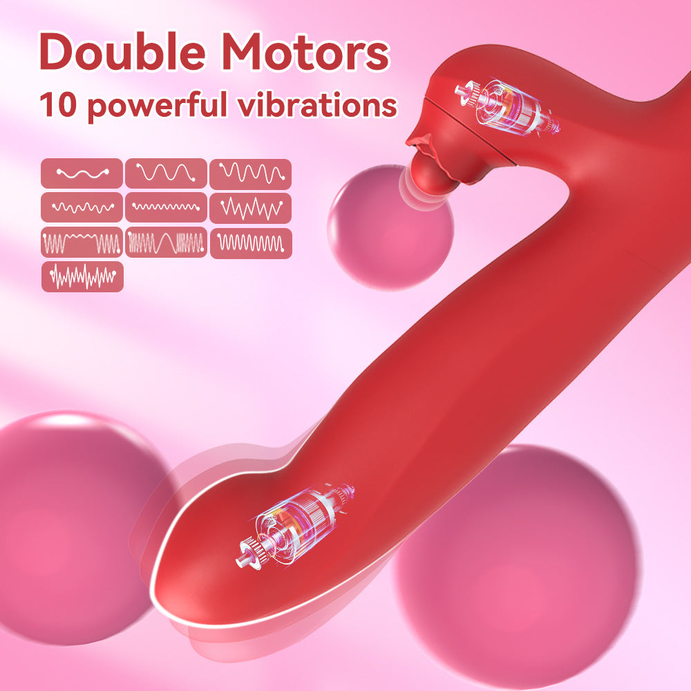 Amelia Wiggling G Spot Vibrator with Clitoral Teaser