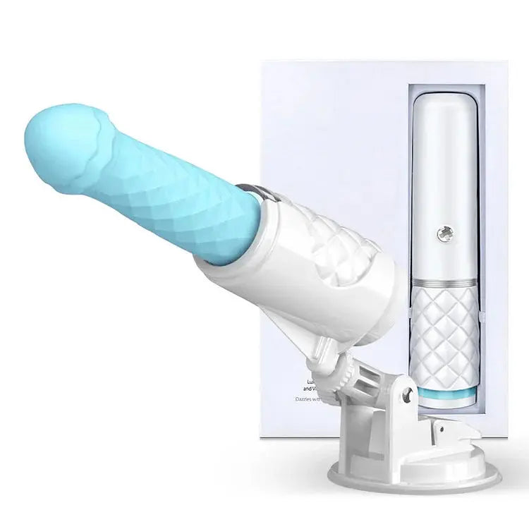 Sex Machine Automatic Extraction and Insertion Telescopic Vibration Suction Cup Hands-free Sweetstoy
