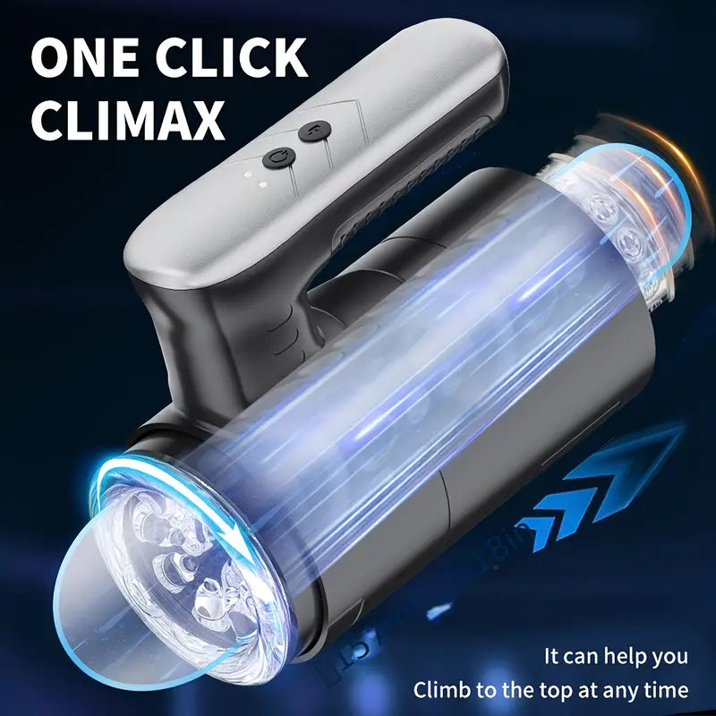 2 in 1 Automatic 5 Retractable 3 Swivel Male Masturbator Sweetstoy