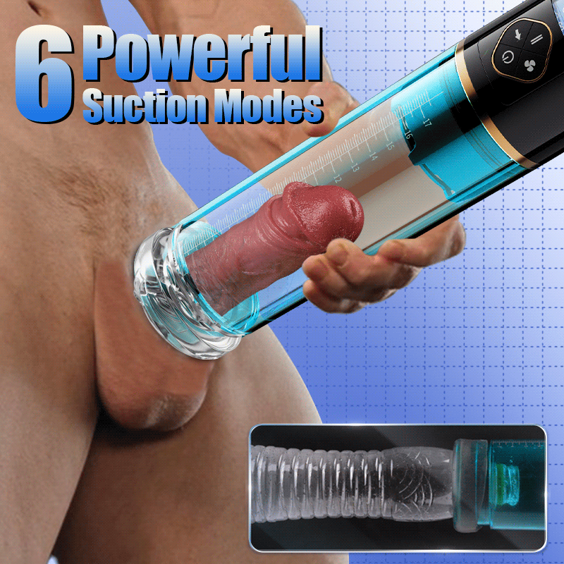 Markham - 6 Hydrotherapy with Display Male Enhancement Water Penis Pump
