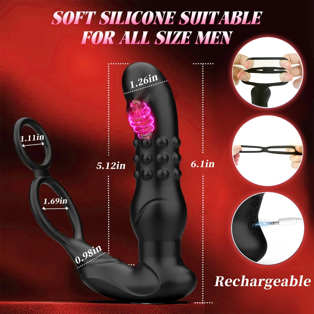 ST-PM-VF09 dimensions diagram with stretchable dual rings