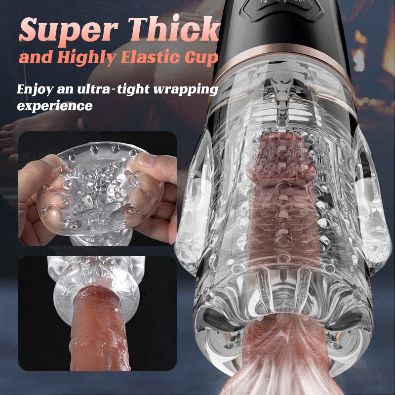 Rocket-2 Vibrating Eggs 5 Sucking 10 Vibrating Masturbation Cup Sweetstoy