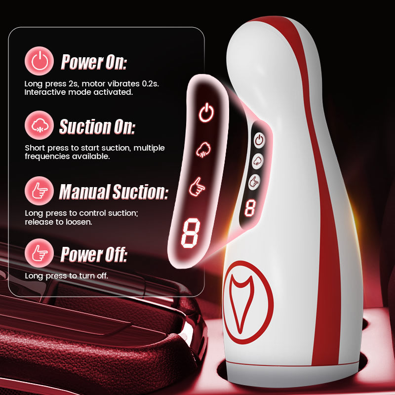 Kama - 7 Sucking & Vibrating Automatic Voice Masturbator Cup