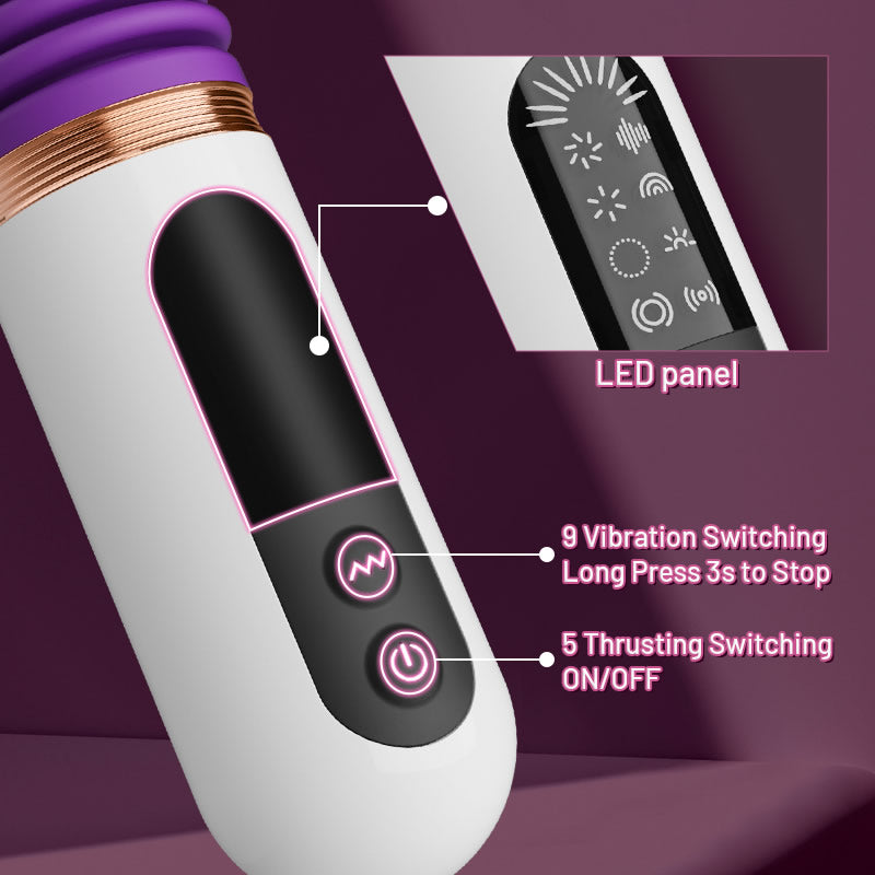 Capitano - Thrusting Vibrating Flexible Bending Dildo Sweetstoy