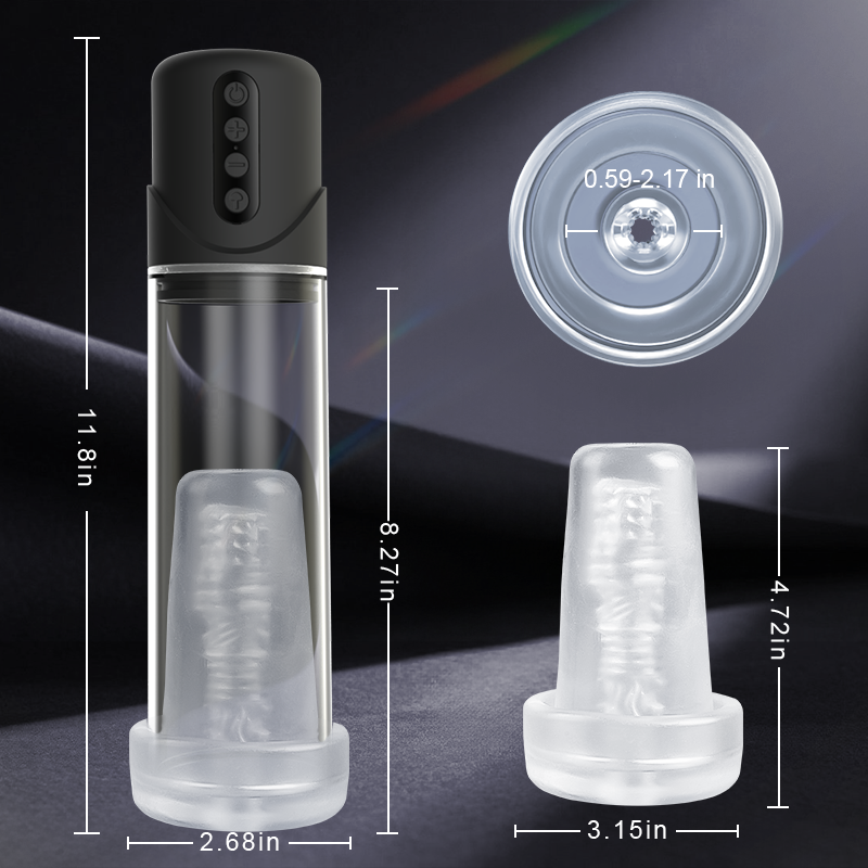 2 Modes 6 Levels Vacuum Suction Enlargement Penis Pump