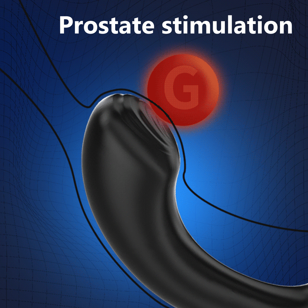 Greedy Finger Male Vibrating Clip Prostate Massager With Cock Ring Sweetstoy