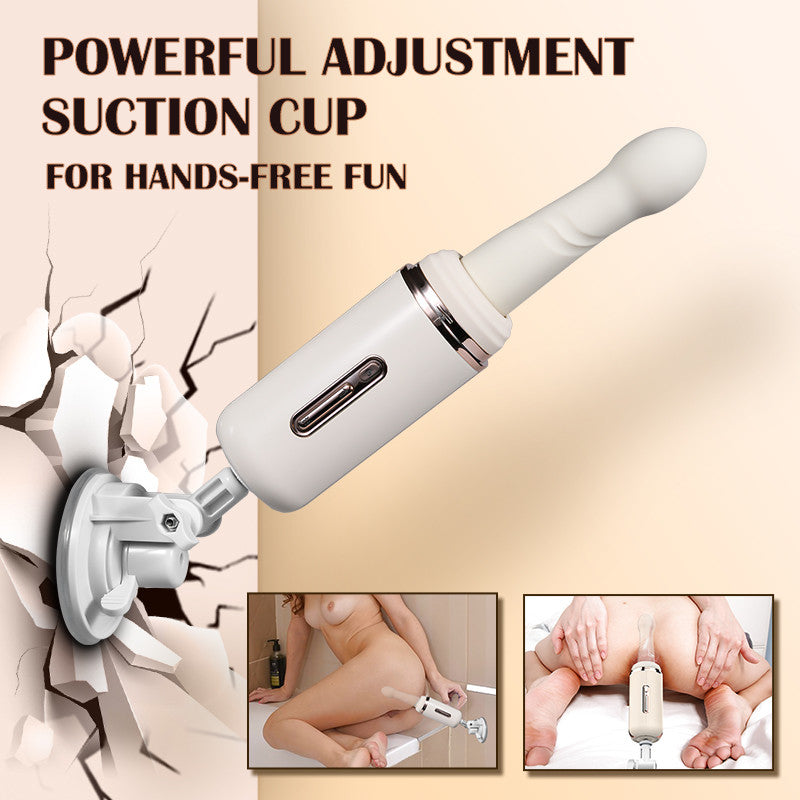MILF - Heating 7 Thrusting 7 Vibration Suction Cup & Handle 2 in 1 Dildo Sweetstoy