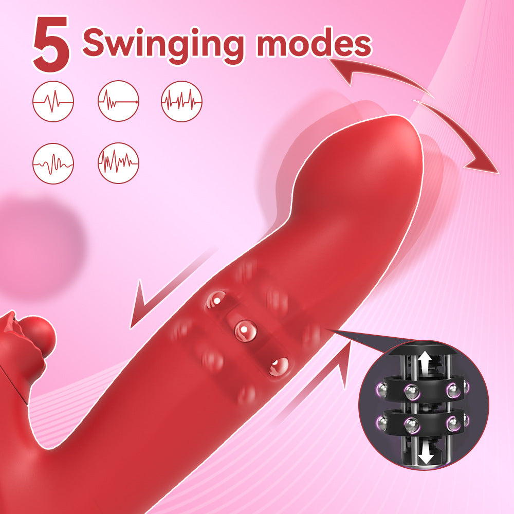 Amelia Wiggling G Spot Vibrator with Clitoral Teaser