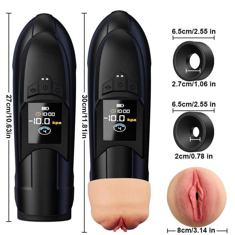 Ravish Automatic Male Stroker – Flesh-Like Sleeve, 9 Suction Modes & IPX7