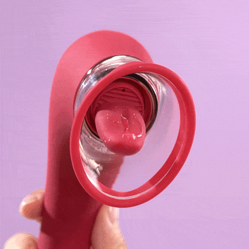 Pacifier Clit Suck & Tongue Lick G-spot Stimulation Vibrator
