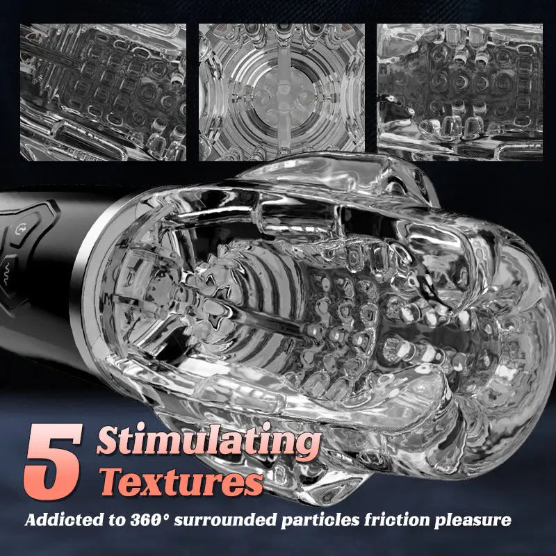 Rocket-2 Vibrating Eggs 5 Sucking 10 Vibrating Masturbation Cup Sweetstoy