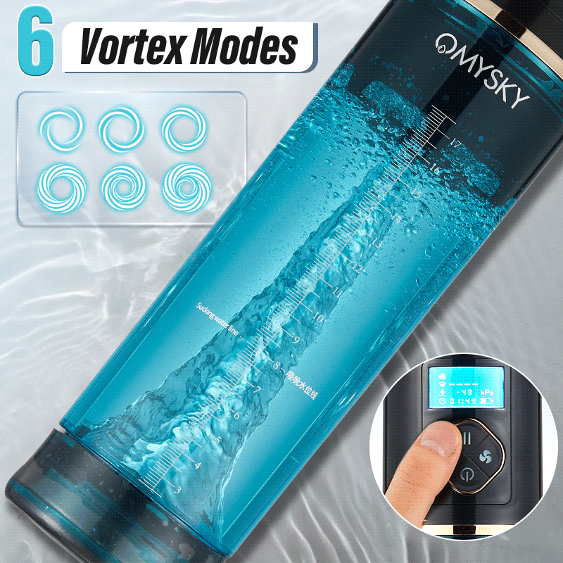 Markham - 6 Hydrotherapy with Display Male Enhancement Water Penis Pump