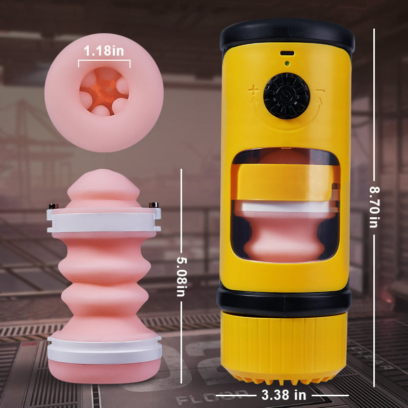 Bombee - 5-Speed Thrusting Heating Masturbator Sweetstoy