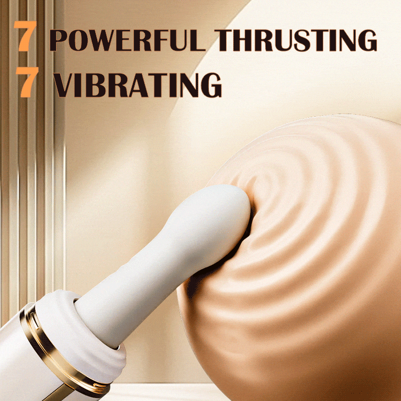 MILF - Heating 7 Thrusting 7 Vibration Suction Cup & Handle 2 in 1 Dildo Sweetstoy
