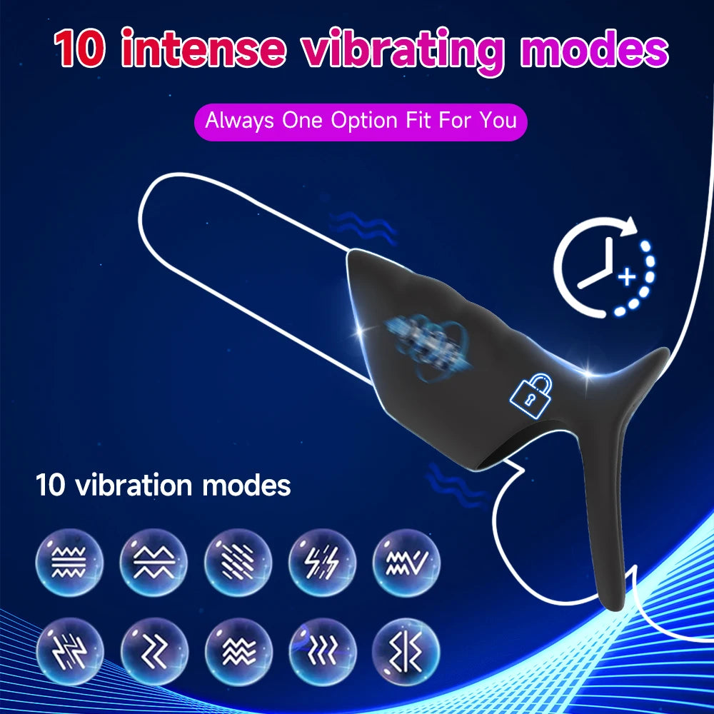 Vibrating Penis Sleeve & Cock Ring Enhancing Hardness Long Lasting of Erections