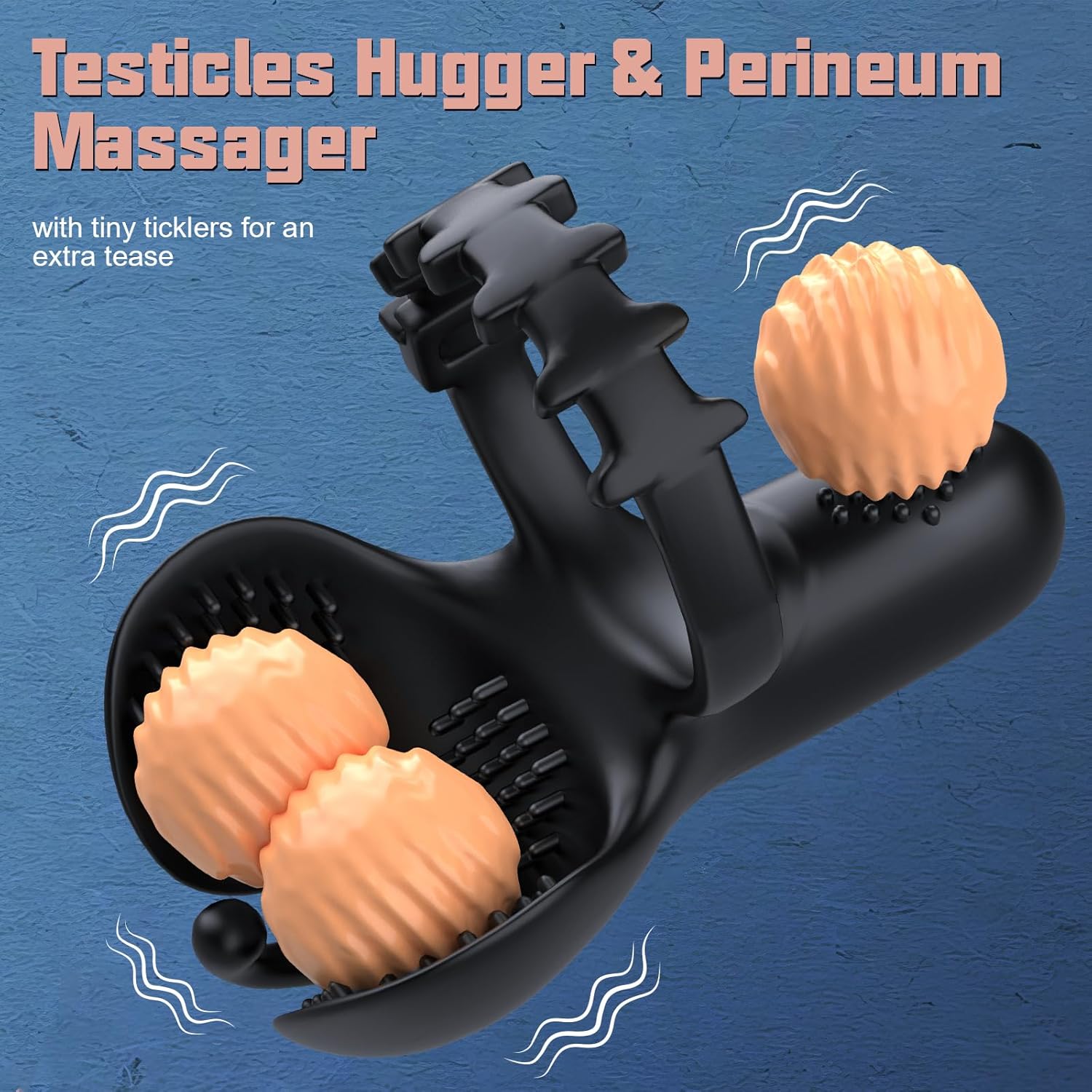 3-in-1 Vibrating Adjustable Penis Ring with Prostate & Clitoral Stimulation