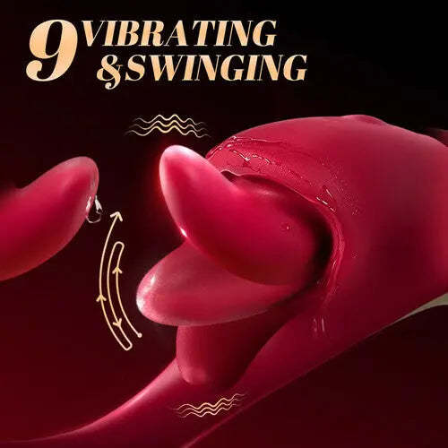 Clitoral Licking G Spot Vibrating & Swinging Stimulator Sweetstoy