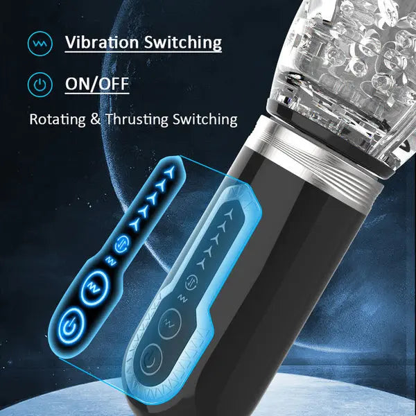 Rover - Telescopic Rotation Masturbation Cup Sweetstoy
