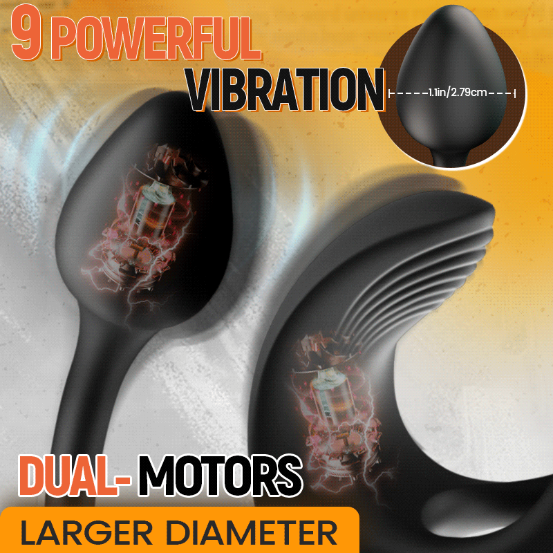 Zenith - Vibrating Anal Plug with Penis Rings