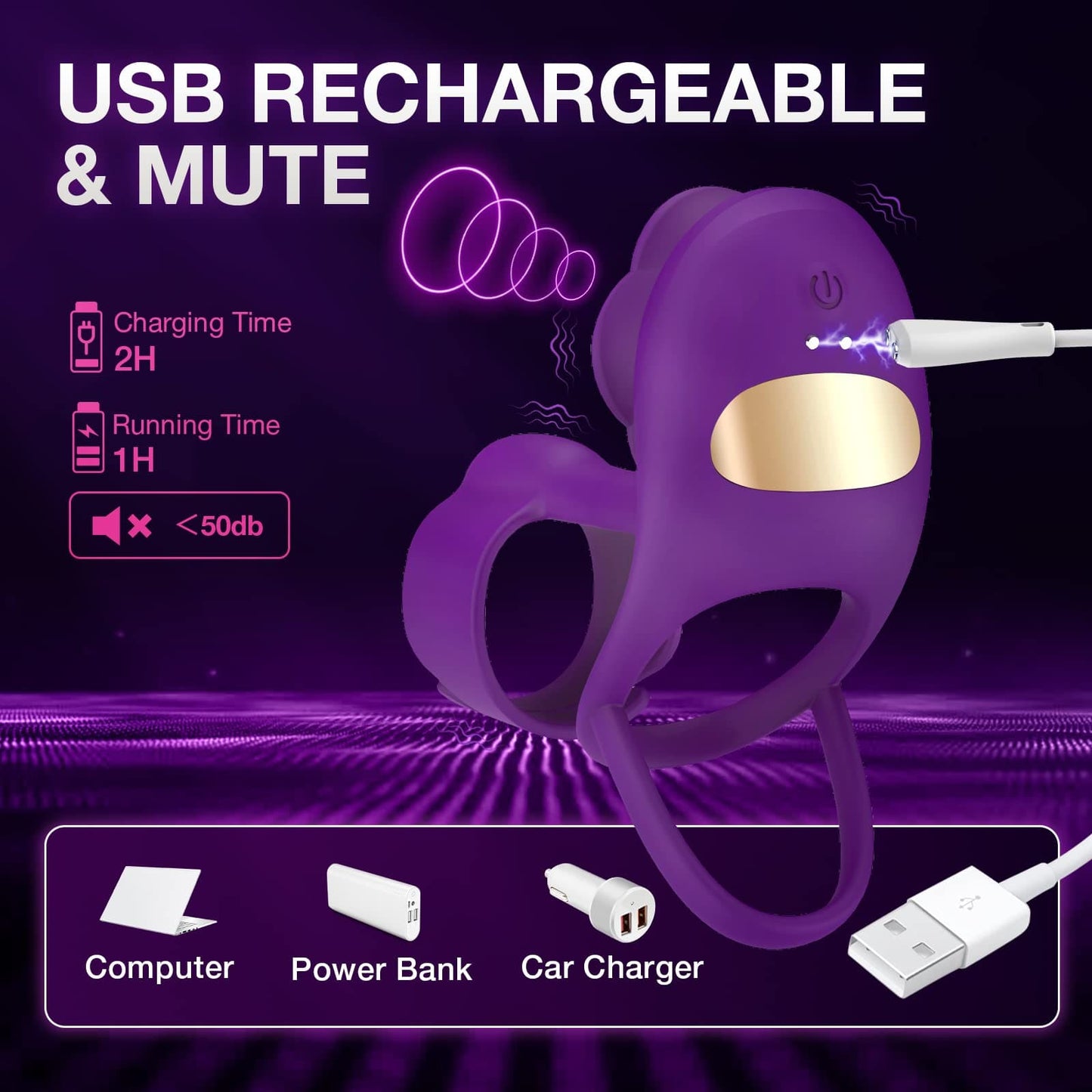 ST-CR-RV10 USB charging connector and compatible power sources