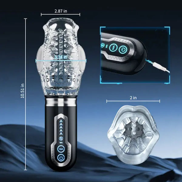 Rover - Telescopic Rotation Masturbation Cup Sweetstoy