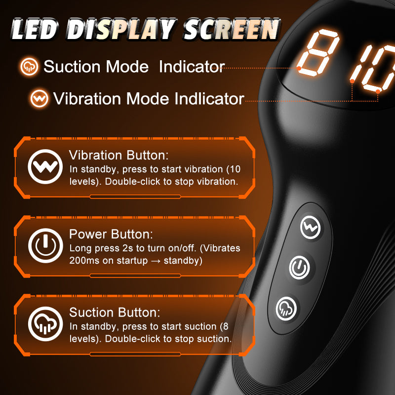 SolaceX Intense Suction & Vibration Automatic Male Masturbator