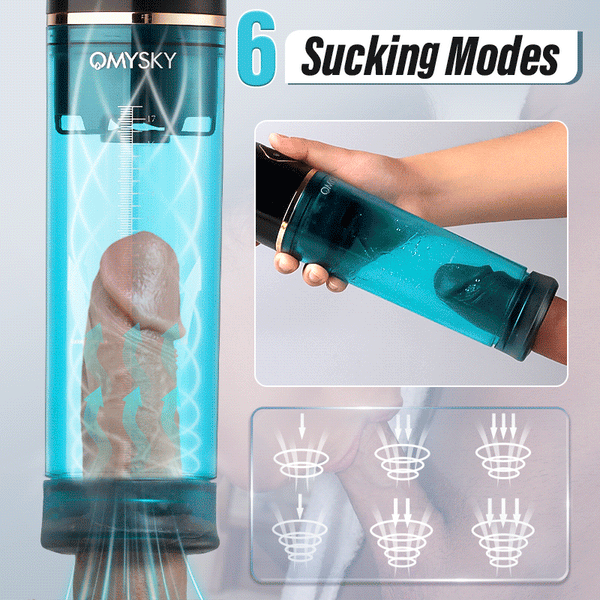 Markham - 6 Hydrotherapy with Display Male Enhancement Water Penis Pump