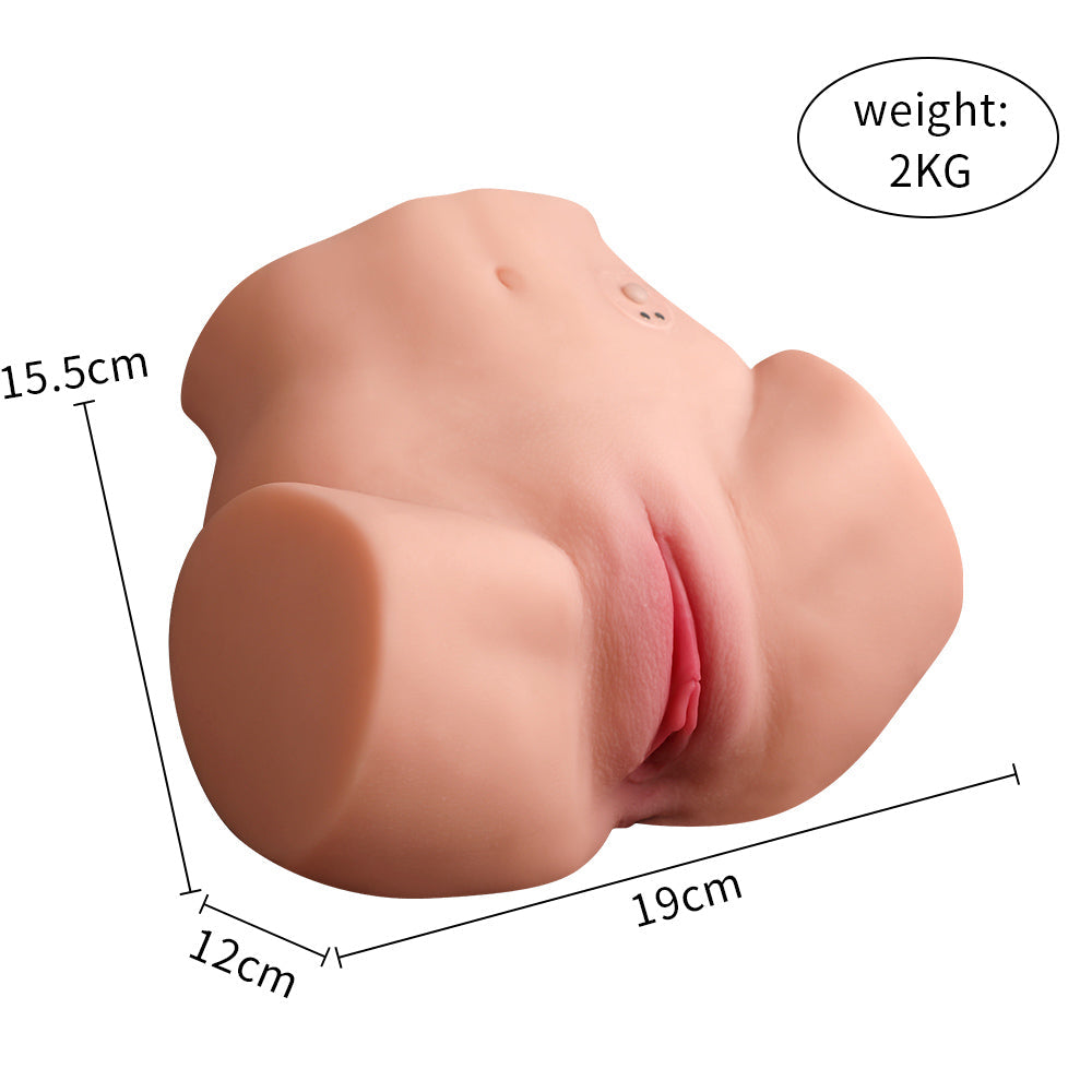 4.4lb Electric Butt Real Skin 10 Vibrating Modes Sweetstoy