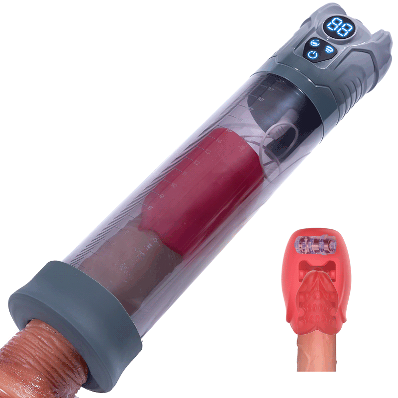 GrowPlus - Penis Pump with Training 5 Suction Modes and 7 Vibration Patterns